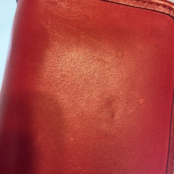 Vintage Coach chubby Red Leather Case - Picture 11 of 12